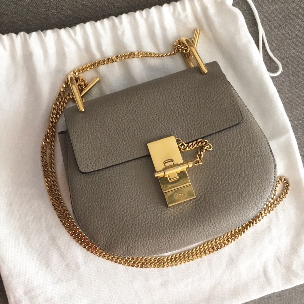 Chloe Drew Leather Shoulder Bag